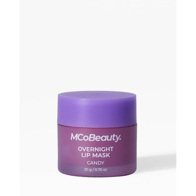 Mcobeauty Overnight Lip Mask, Butter-Soft Hydrating Balm with Coconut Oil & Vitamin E for Smooth, Rejuvenated Lips Day or Night
