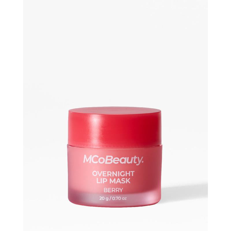 Mcobeauty Overnight Lip Mask, Butter-Soft Hydrating Balm with Coconut Oil & Vitamin E for Smooth, Rejuvenated Lips Day or Night