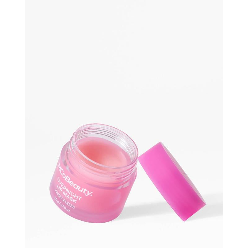 Mcobeauty Overnight Lip Mask, Butter-Soft Hydrating Balm with Coconut Oil & Vitamin E for Smooth, Rejuvenated Lips Day or Night
