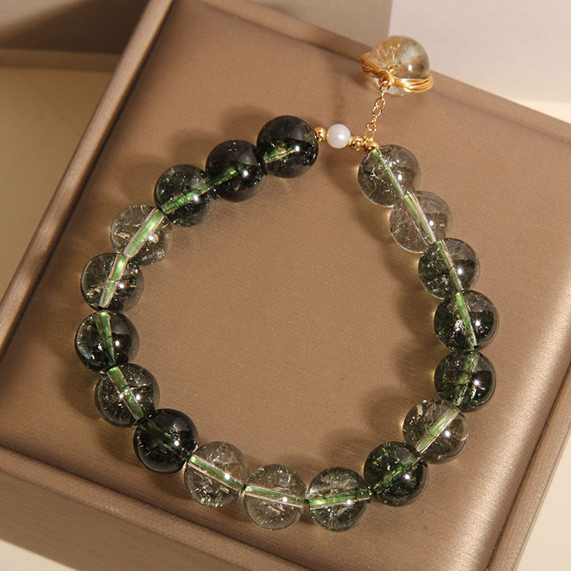 Natural Chorite Crystals Crystal Bracelet For Women Light Luxury Minority Exquisite High-grade