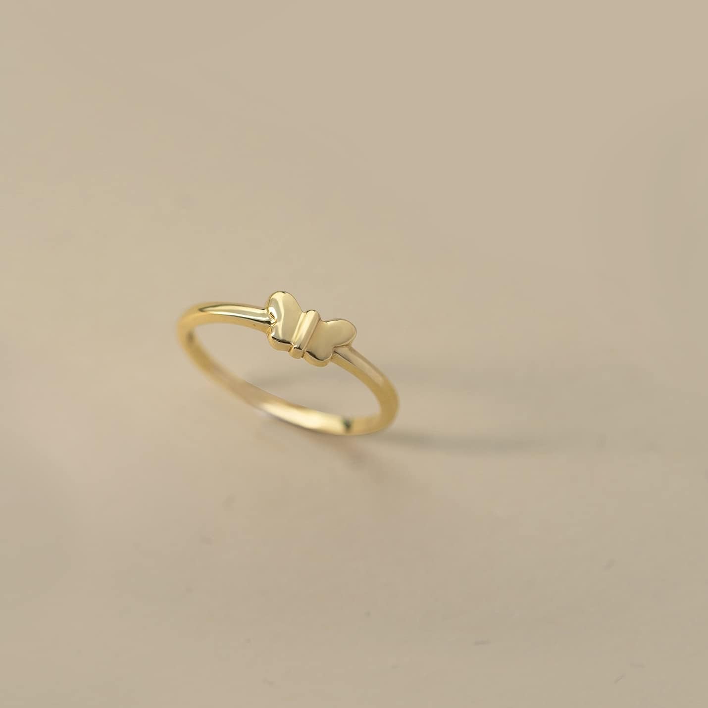 Women's 14K Solid Gold Stackable Ring - Size 8