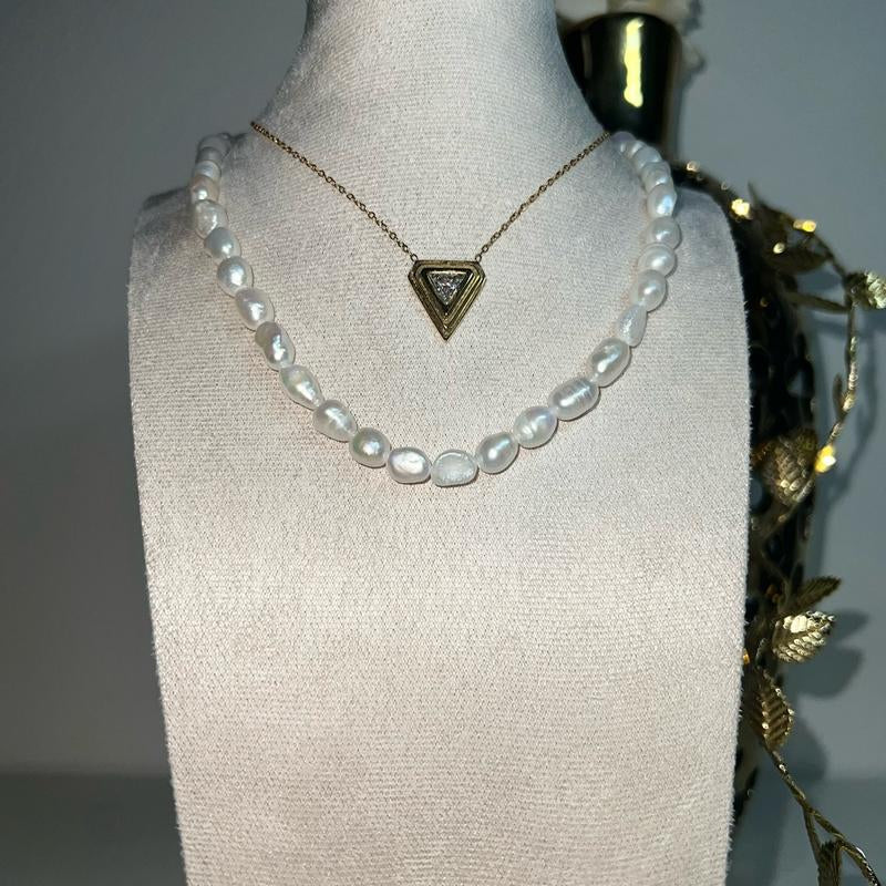 Real Pearl Necklace Female