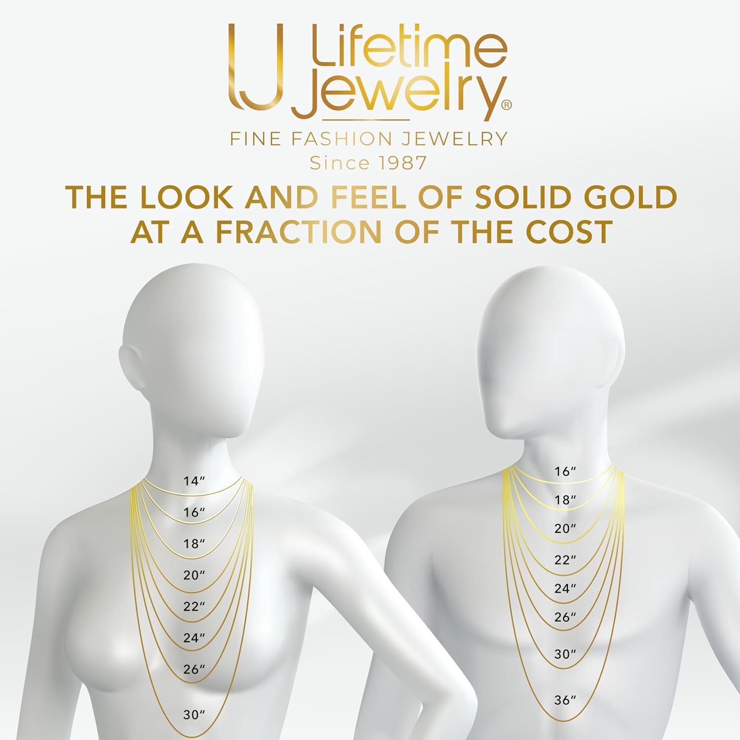 11mm Cuban Link Miami Curb Chain Necklace for Men and Women, Diamond Cut 24K Real Gold Plated