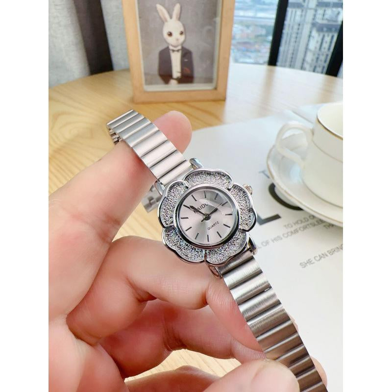 Women'S Small Gold Watch Retro Rhinestone-Embellished-Set Medieval Temperament Dial Niche High-End