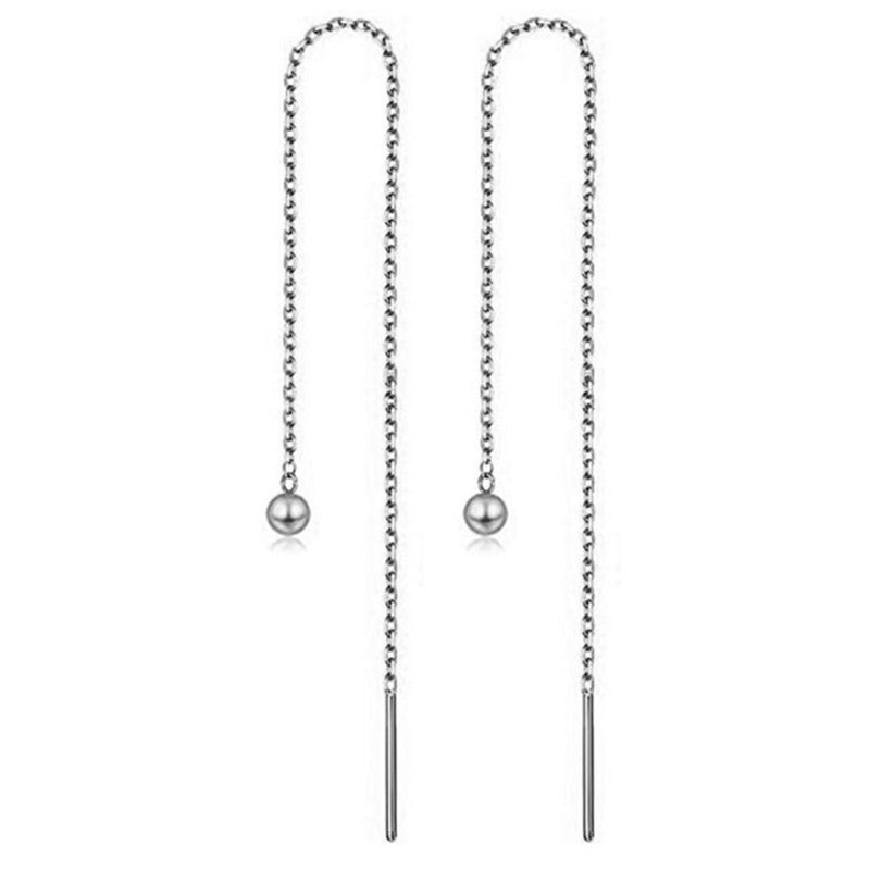 Fashion Crystal Pendant Long Ear Threads