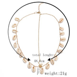 Bohemian ethnic jewelry, shell headband, shell chain hair accessory
