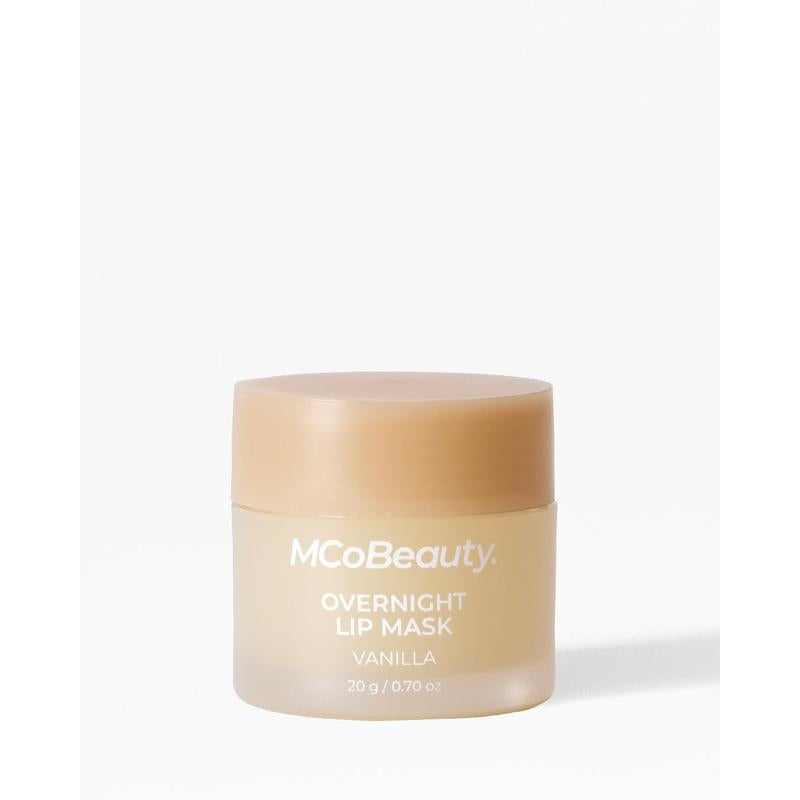 Mcobeauty Overnight Lip Mask, Butter-Soft Hydrating Balm with Coconut Oil & Vitamin E for Smooth, Rejuvenated Lips Day or Night