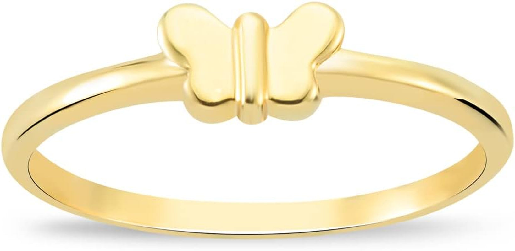 Women's 14K Solid Gold Stackable Ring - Size 8