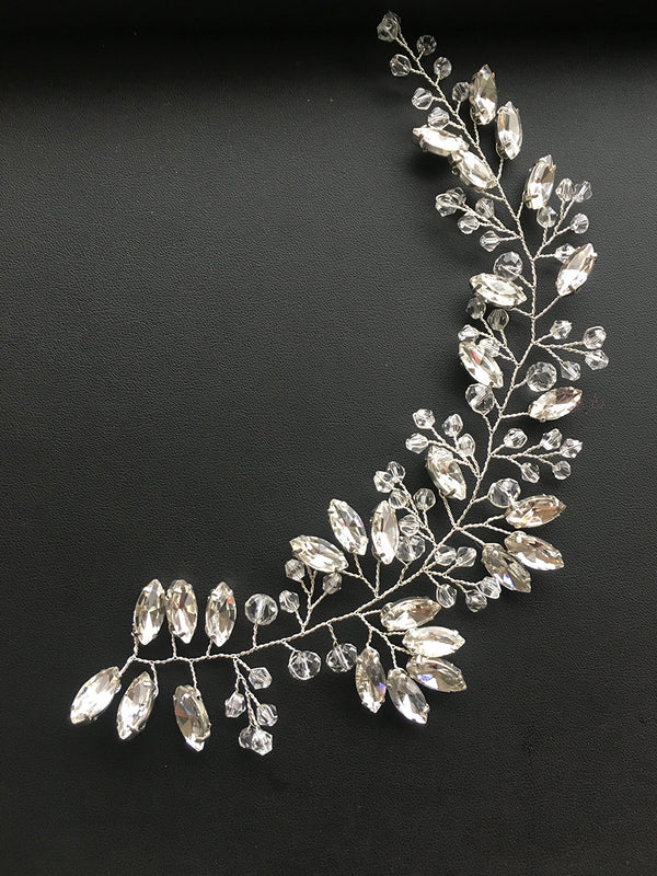 Bridal crystal headdress