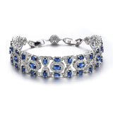 Colorful Light Luxury Full Diamond Women's European And American Fashion Bracelet