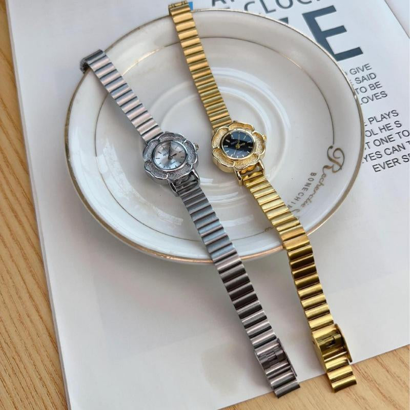 Women'S Small Gold Watch Retro Rhinestone-Embellished-Set Medieval Temperament Dial Niche High-End