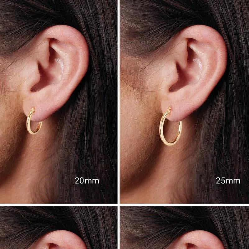 Virgin Mary Guadalupe Hoop Earrings