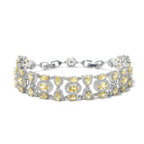 Colorful Light Luxury Full Diamond Women's European And American Fashion Bracelet