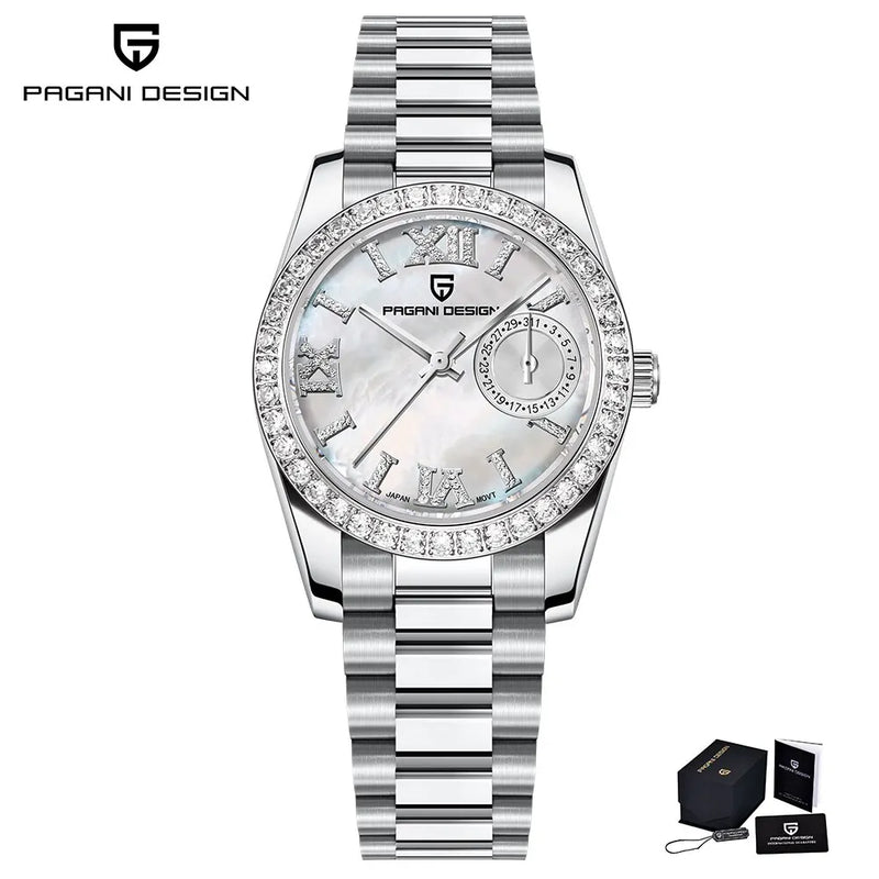 PAGANI DESIGN 2024 New 32MM Women'S Wristwatch Elegant Luxury Quartz Watch for Women Fashion Waterproof Watches Sapphire Clock