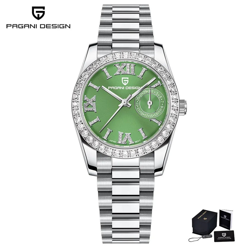 PAGANI DESIGN 2024 New 32MM Women'S Wristwatch Elegant Luxury Quartz Watch for Women Fashion Waterproof Watches Sapphire Clock