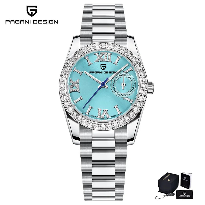 PAGANI DESIGN 2024 New 32MM Women'S Wristwatch Elegant Luxury Quartz Watch for Women Fashion Waterproof Watches Sapphire Clock