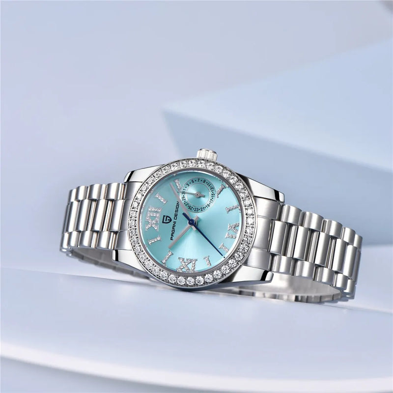 PAGANI DESIGN 2024 New 32MM Women'S Wristwatch Elegant Luxury Quartz Watch for Women Fashion Waterproof Watches Sapphire Clock