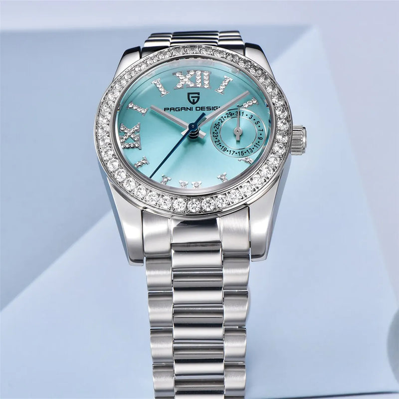 PAGANI DESIGN 2024 New 32MM Women'S Wristwatch Elegant Luxury Quartz Watch for Women Fashion Waterproof Watches Sapphire Clock