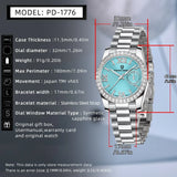 PAGANI DESIGN 2024 New 32MM Women'S Wristwatch Elegant Luxury Quartz Watch for Women Fashion Waterproof Watches Sapphire Clock
