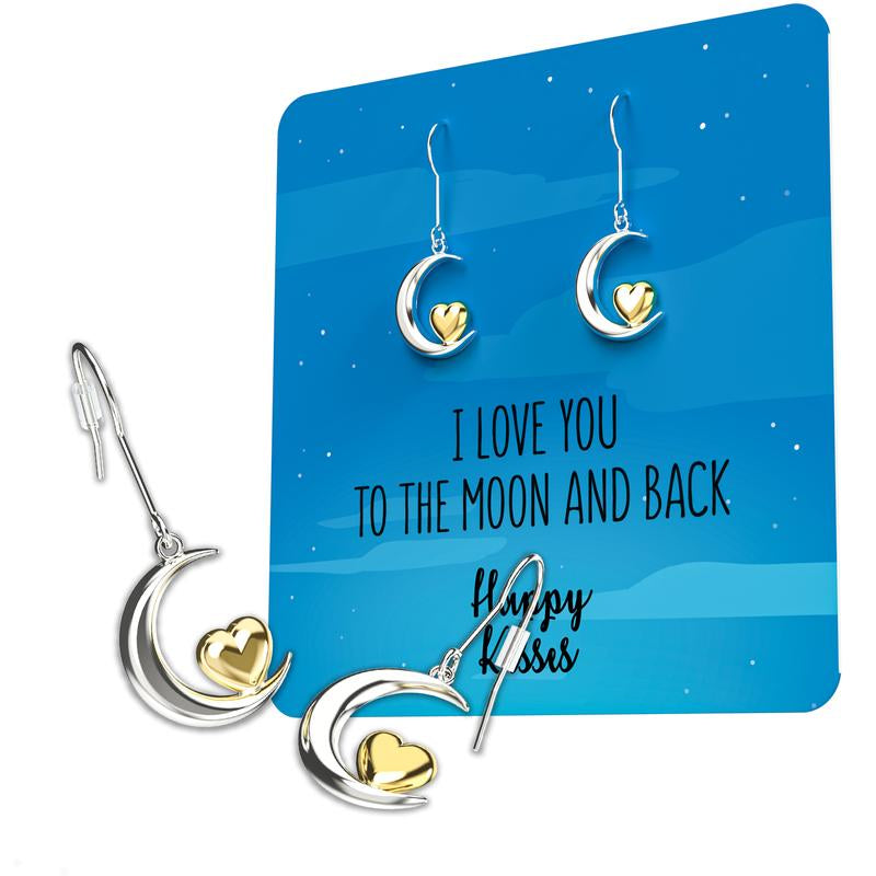 I Love You to the Moon and Back Earrings
