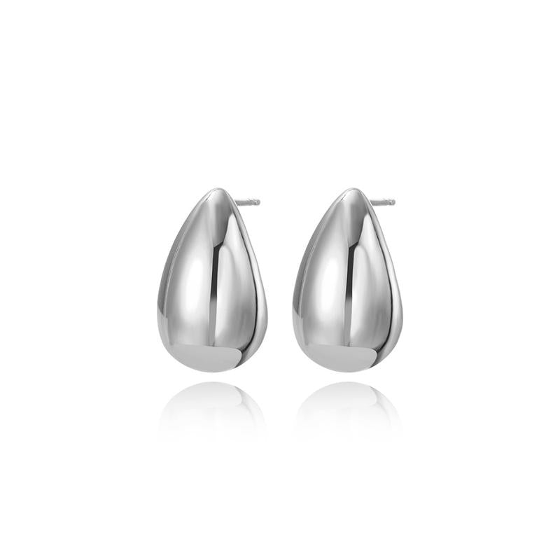 Ynm408#Personalized Popular Geometric Glossy Water Drop Earrings for Women, Accessories Ins Style, Internet Celebrity Earrings, Teardrop Thick Earrings | Women'S Lightweight Earrings