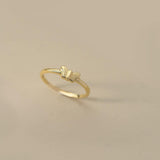 Women's 14K Solid Gold Stackable Ring - Size 8