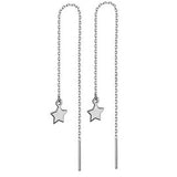 Fashion Crystal Pendant Long Ear Threads