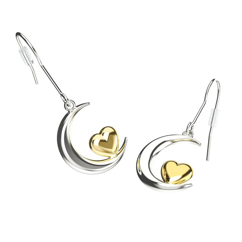 I Love You to the Moon and Back Earrings