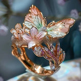 Jewelry Ring Butterfly Ring Boutique Decoration